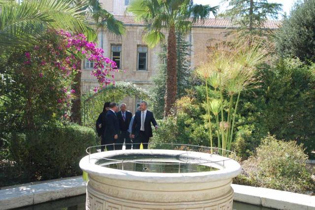 Председатель Императорского Православного Палестинского Общества С.В.Степашин прибыл на Сергиевское подворье в Иерусалиме