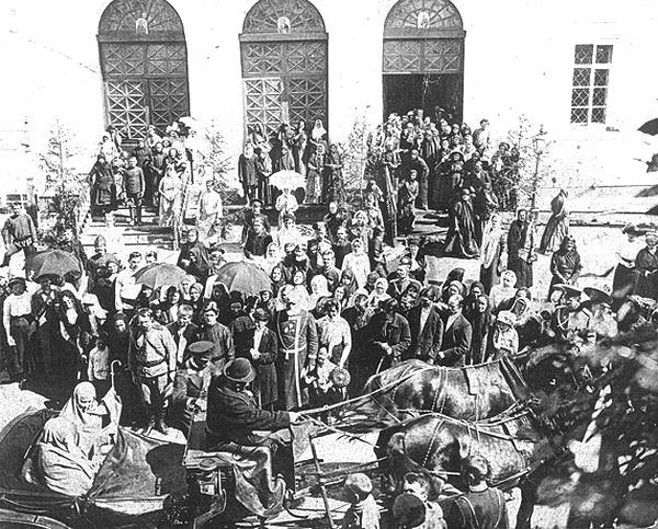 Посещение великой княгиней Елизаветой Федоровной Верхотурского Николаевского мужского монастыря (июль 1914 г.)