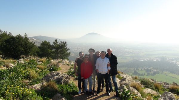 Гора Свержения. Вид на гору Фавор