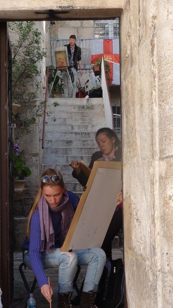 На площади Храма Гроба Господня в старом Иерусалиме 