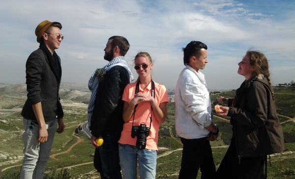 Вид на окрестности Иерусалима от Национальной израильской Академии искусств Бецалель 