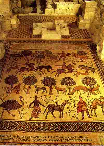 Византийская мозаика VI в. в церкви на горе Небо