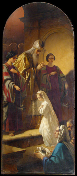 Введение Богородицы во храм. Т. А. Нефф. 1846–1848. Введение Богородицы во храм. Т. А. Нефф. 1846–1848.