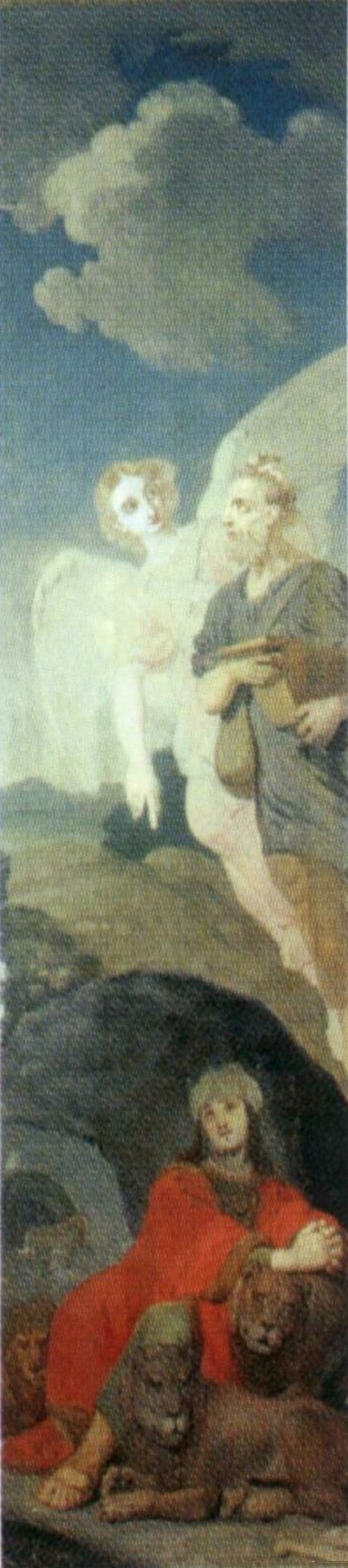 Пророк Аввакум, несомый ангелом, и Даниил во рву львином. В.Л.Боровиковский Пророк Аввакум, несомый ангелом, и Даниил во рву львином. В.Л.Боровиковский