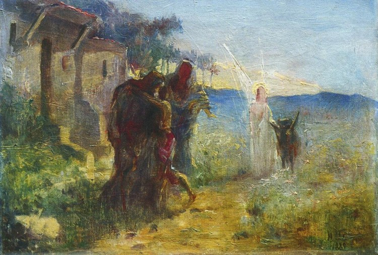 Возвращение Товия (Тобия). Н. Н. Ге Возвращение Товия (Тобия). Н. Н. Ге