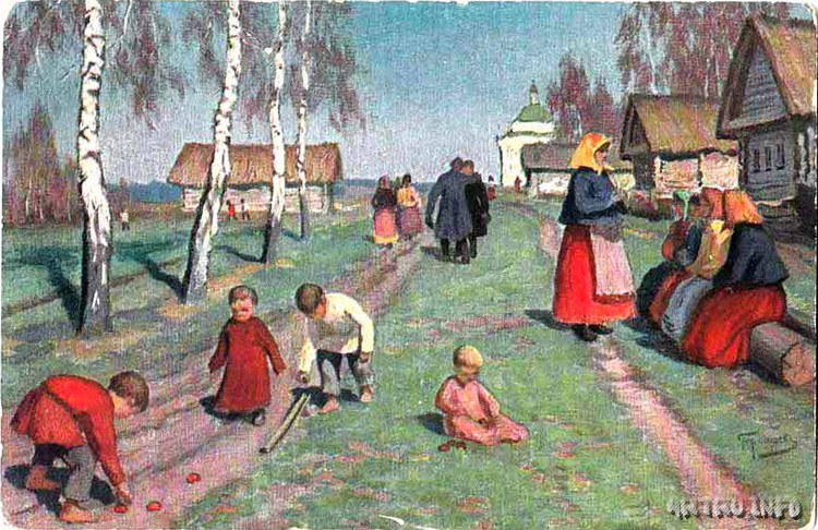 На Пасху. Михаил Маркианович Гермашев (Бубелло) На Пасху. Михаил Маркианович Гермашев (Бубелло)