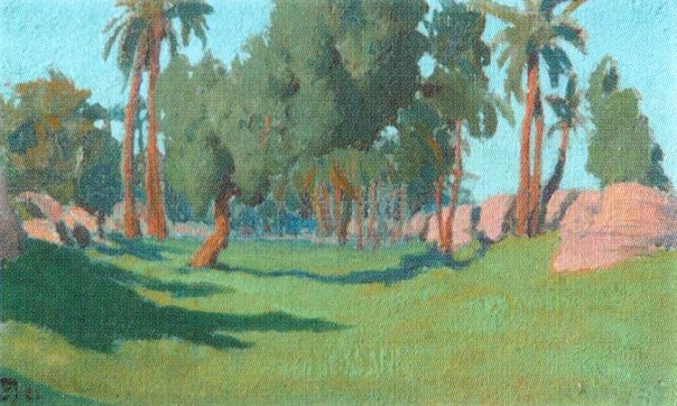 Аллея сфинксов между Карнаком и Луксором. В.Д.Поленов. 1881 Аллея сфинксов между Карнаком и Луксором. В.Д.Поленов. 1881