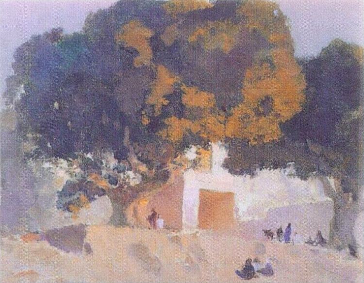 Асуан. Сикоморы на берегу Нила В.Д. Поленов. 1881 Асуан. Сикоморы на берегу Нила В.Д. Поленов. 1881