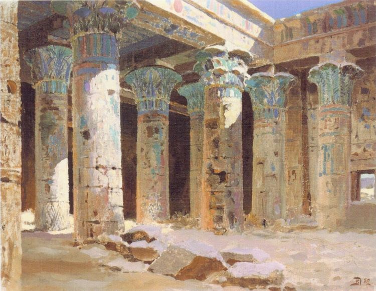 Храм Изиды на острове Филе В.Д. Поленов. 1882 Храм Изиды на острове Филе В.Д. Поленов. 1882
