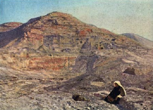 Был в пустыне со зверями. В. Д. Поленов