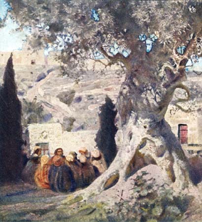 Часто собирались у Гефсимании. В. Д. Поленов Часто собирались у Гефсимании. В. Д. Поленов