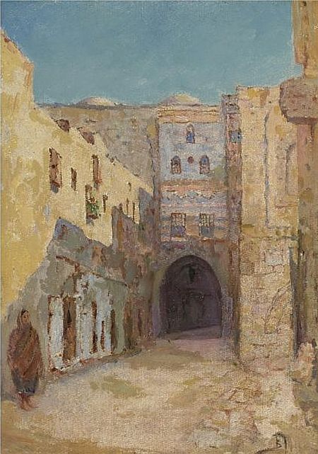 Улица в Каире. В.Д. Поленов Улица в Каире. В.Д. Поленов