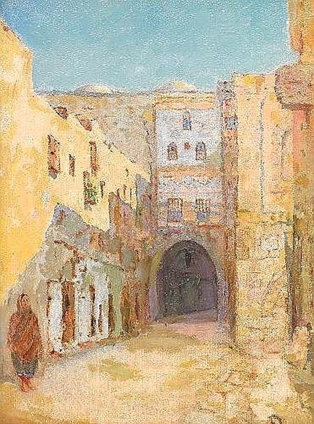 Улица в Каире. В.Д. Поленов Улица в Каире. В.Д. Поленов