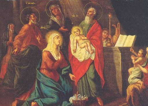 Сретение. Вишняков Иван Яковлевич. 1755 Сретение. Вишняков Иван Яковлевич. 1755