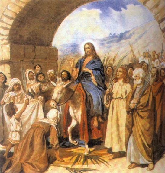 Вход Господень в Иерусалим. К. В. Лебедев  Вход Господень в Иерусалим. К. В. Лебедев