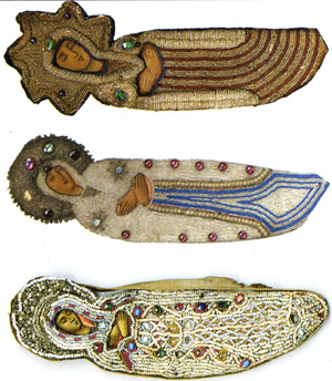 Плащаница Божией Матери с Бисерным окладом (Иерусалим, рубеж XIX-XX вв.)