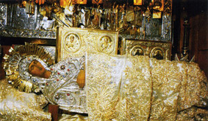 Плащаница Божией Матери из часовни Малой Гефсимании (1 пол. XIX в.)